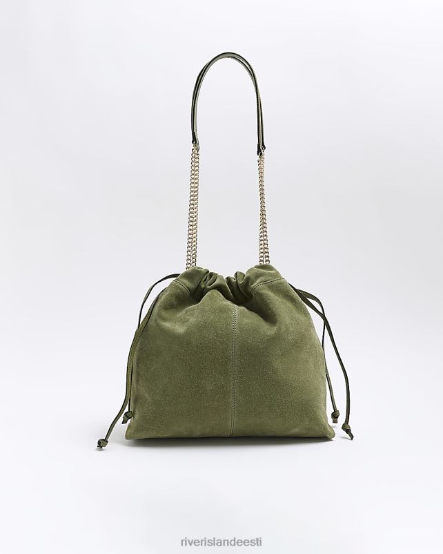 tarvikud roheline naised River Island seemisnahast kettrihmaga õlakott 44TLL4190