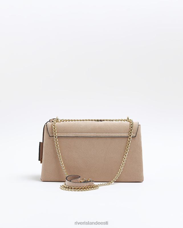 tarvikud roosa naised River Island lilledega tikitud õlakott 44TLL4433