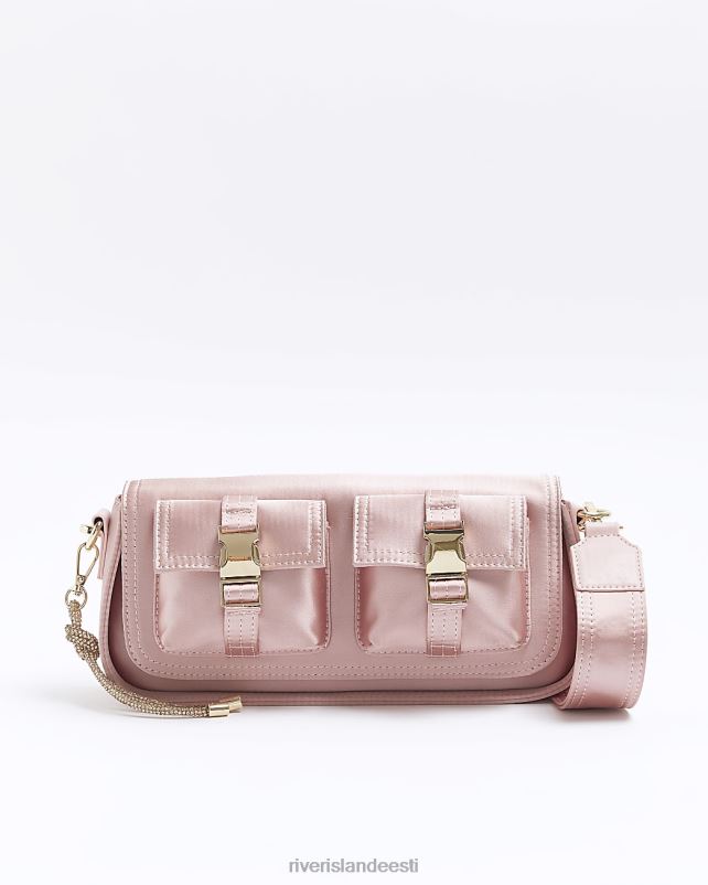 tarvikud roosa naised River Island satiinist tarbekott 44TLL1210