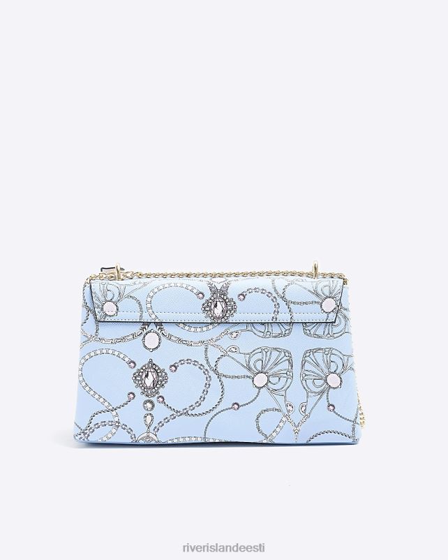 tarvikud sinine naised River Island ehteprindiga õlakott 44TLL927