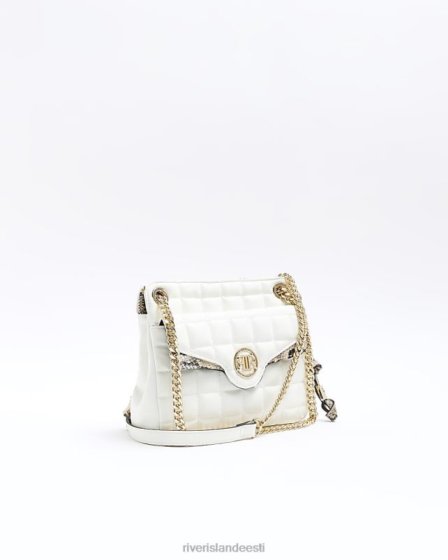 tarvikud valge naised River Island tepitud õlakott 44TLL1224