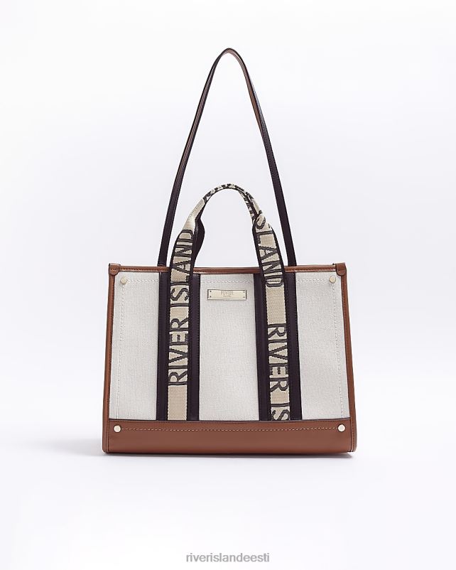 tarvikud beež naised River Island lõuend ri poekott 44TLL3819