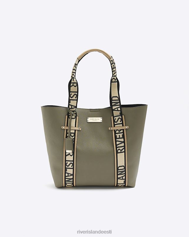 tarvikud khaki naised River Island ri rihmaga poekott 44TLL1459