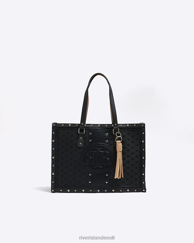 tarvikud must naised River Island žakaarnaastudega ostukott 44TLL217