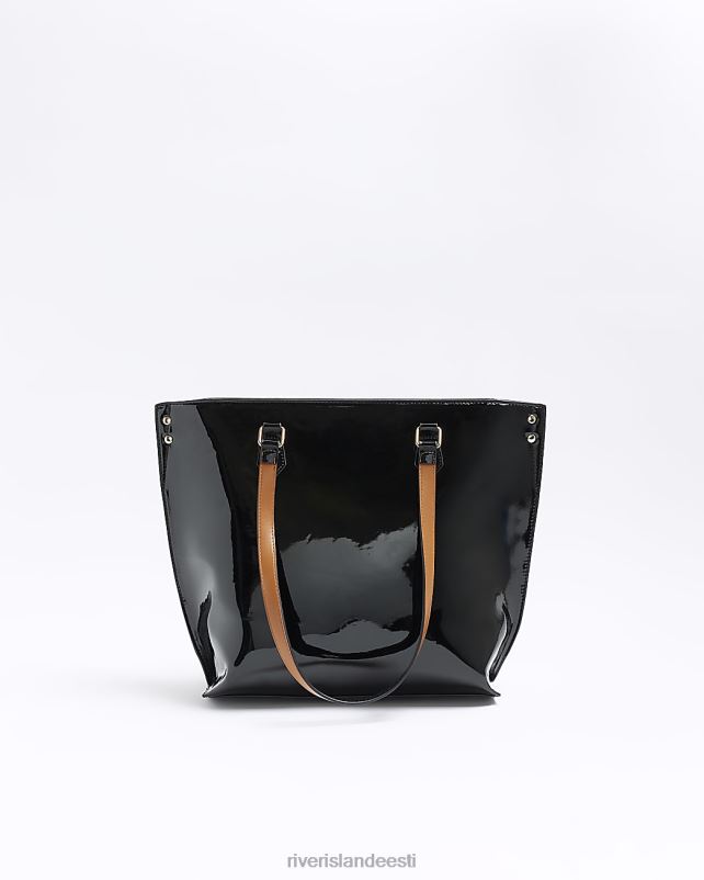 tarvikud must naised River Island ri monogramm poekott 44TLL736