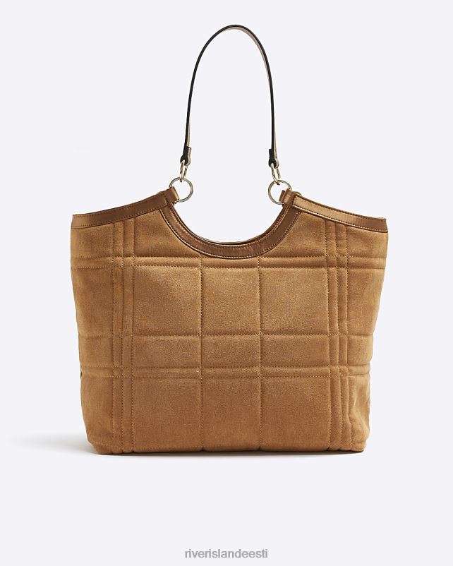 tarvikud pruun naised River Island suedette tepitud ostukott 44TLL689
