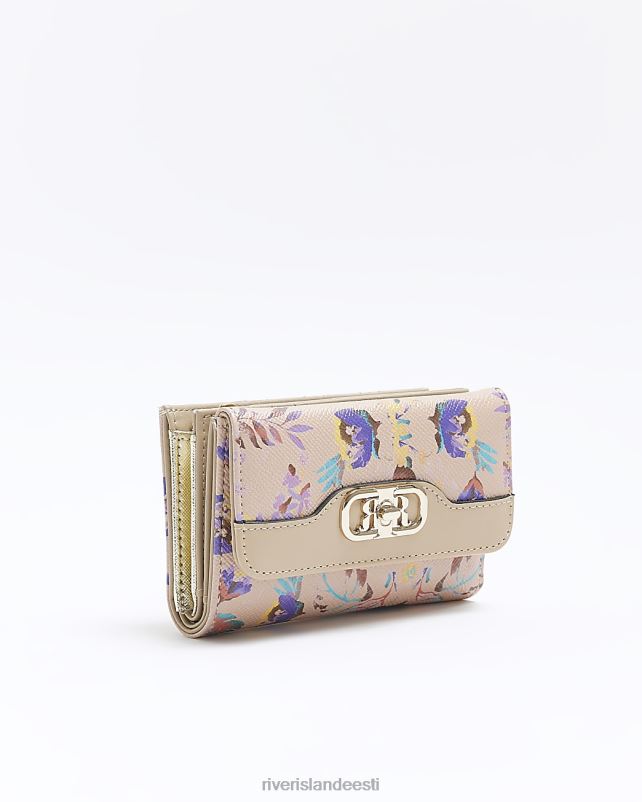 tarvikud beež naised River Island lilleline rahakott 44TLL1302