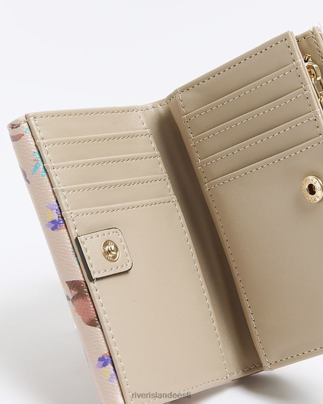 tarvikud beež naised River Island lilleline rahakott 44TLL1302