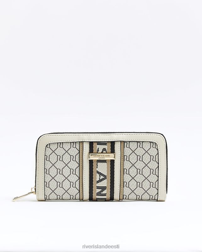 tarvikud beež naised River Island monogrammi ees rahakott 44TLL1592