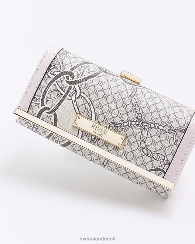 tarvikud beež naised River Island ri monogramm kett rahakott 44TLL487