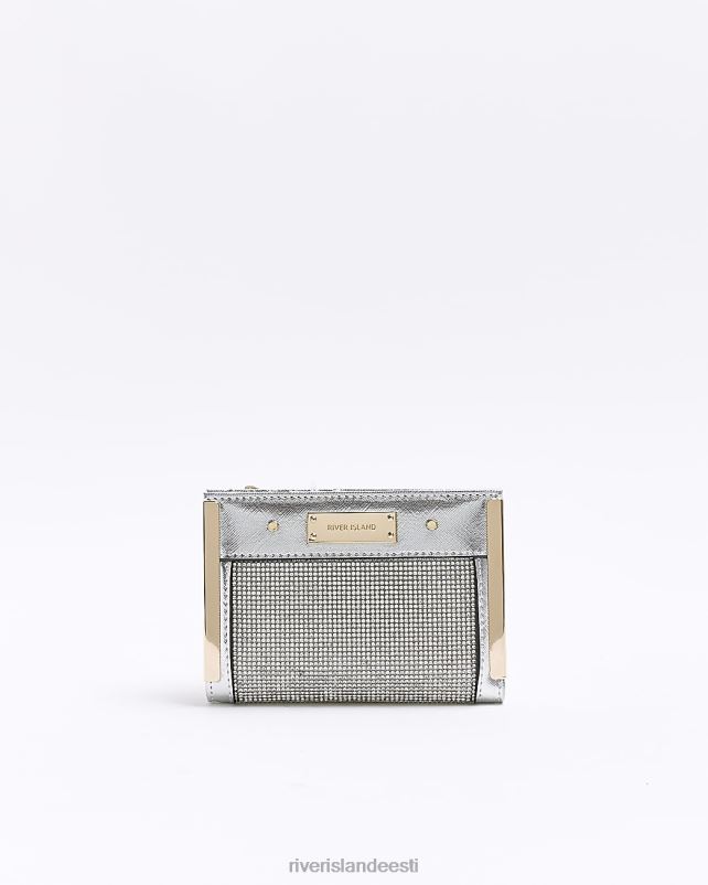 tarvikud hõbedane naised River Island kokkupandav rahakott 44TLL1178
