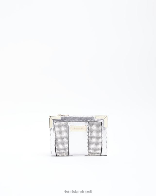 tarvikud hõbedane naised River Island rahakoti kohal teemantvolt 44TLL1179