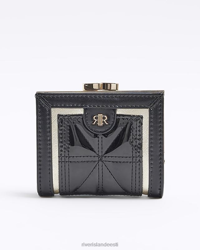 tarvikud must naised River Island patendiklambriga minikott 44TLL4111