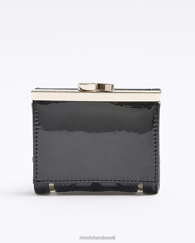 tarvikud must naised River Island patendiklambriga minikott 44TLL4111