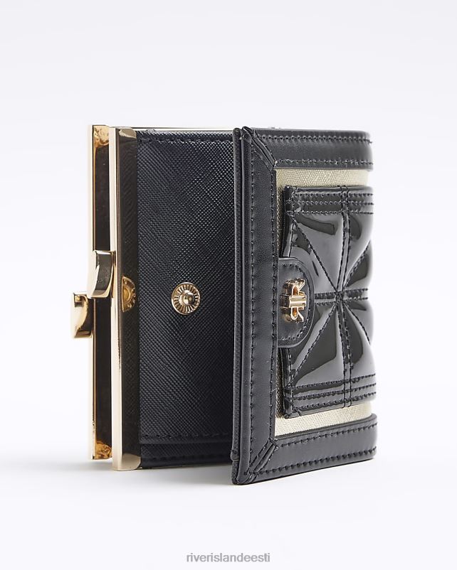 tarvikud must naised River Island patendiklambriga minikott 44TLL4111