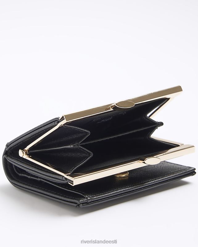 tarvikud must naised River Island patendiklambriga minikott 44TLL4111