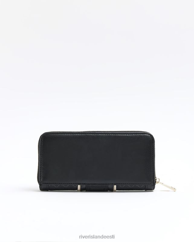 tarvikud must naised River Island ri monogramm lint rahakott 44TLL1593