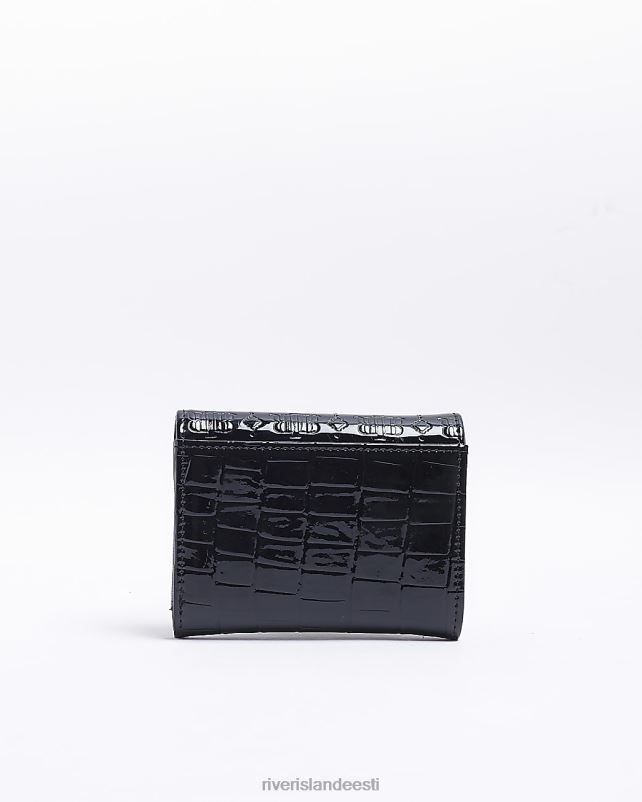 tarvikud must naised River Island ri monogramm voldi üle rahakoti 44TLL4897