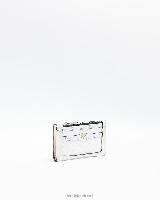 tarvikud valge naised River Island ri reljeefne rahakott 44TLL1362