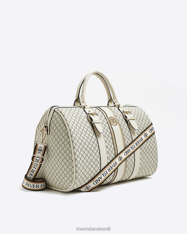 tarvikud beež naised River Island ri monogramm reisikott 44TLL1285