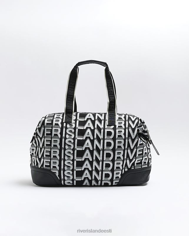 tarvikud must naised River Island žakaarri monogramm reisikott 44TLL4283
