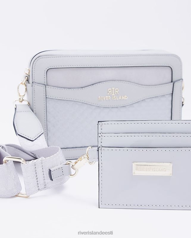 tarvikud hall naised River Island tepitud risti kehakott 44TLL329