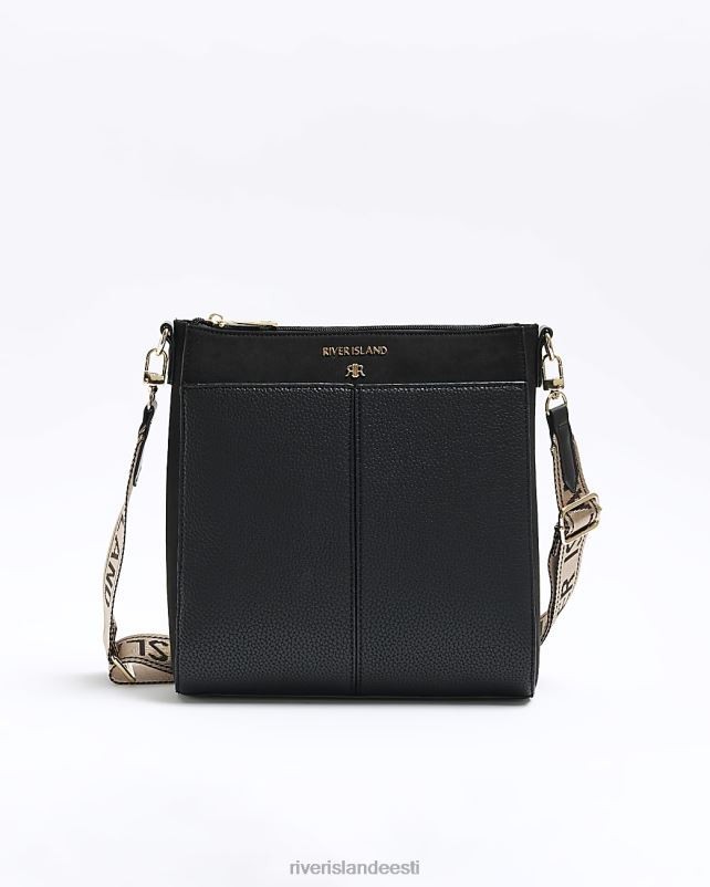 tarvikud must naised River Island ri crossbody kott 44TLL666