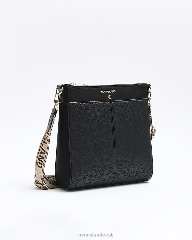tarvikud must naised River Island ri crossbody kott 44TLL666