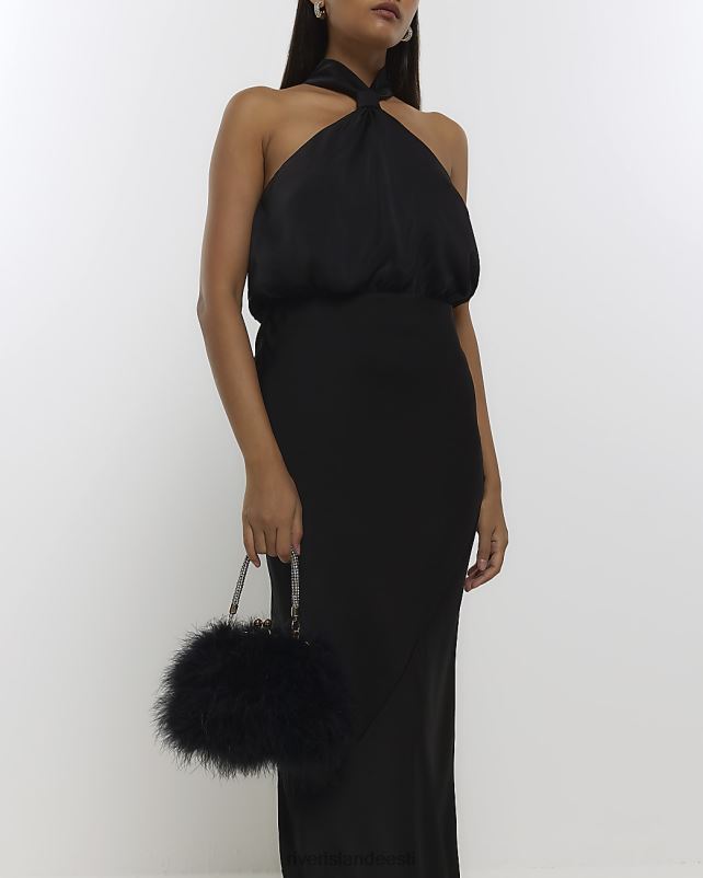 tarvikud must naised River Island sulgedega crossbody kott 44TLL4118