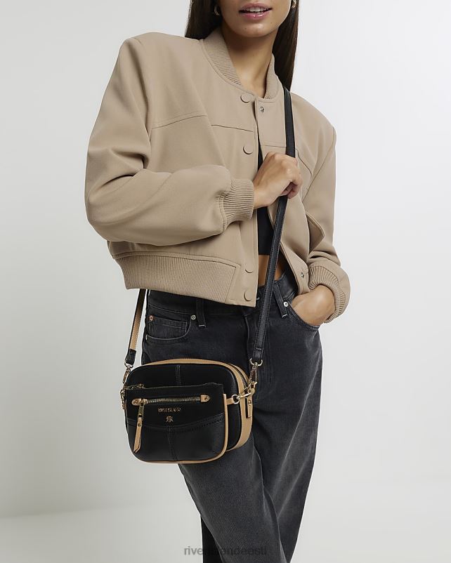 tarvikud must naised River Island väike ristikott 44TLL522