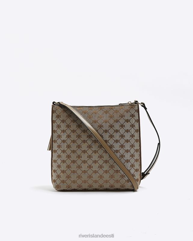 tarvikud pruun naised River Island žakaarst rist kehakott 44TLL1270