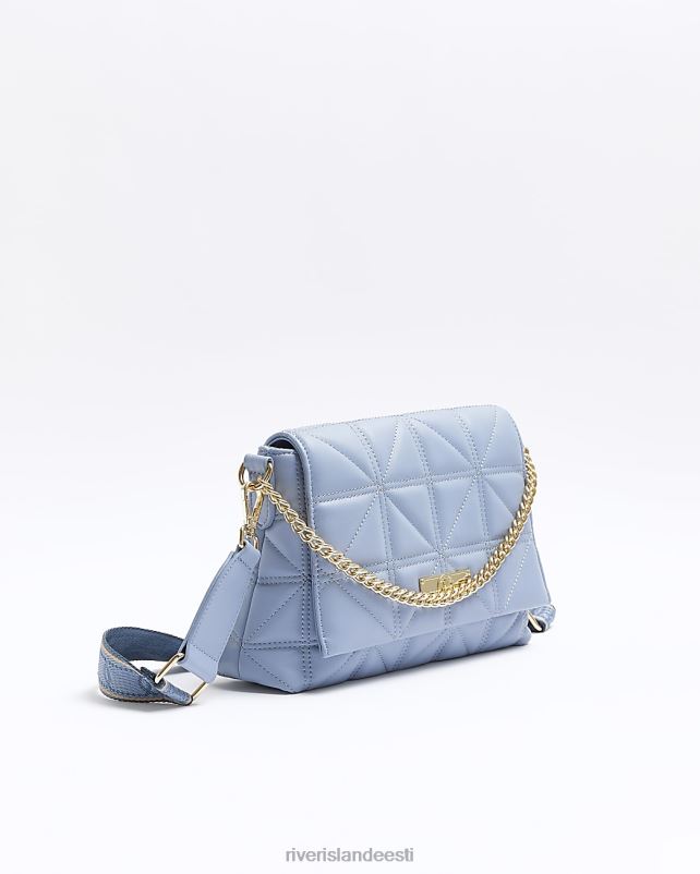 tarvikud sinine naised River Island tepitud risti kehakott 44TLL880