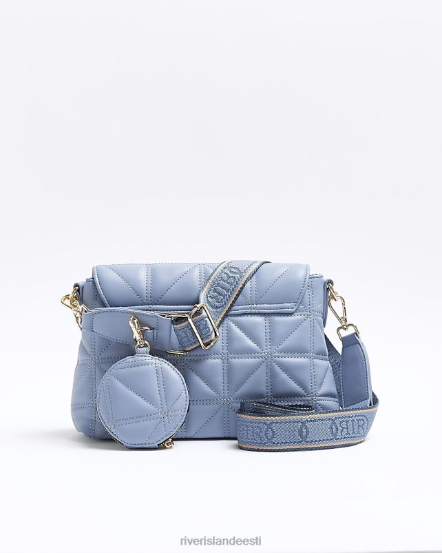 tarvikud sinine naised River Island tepitud risti kehakott 44TLL880
