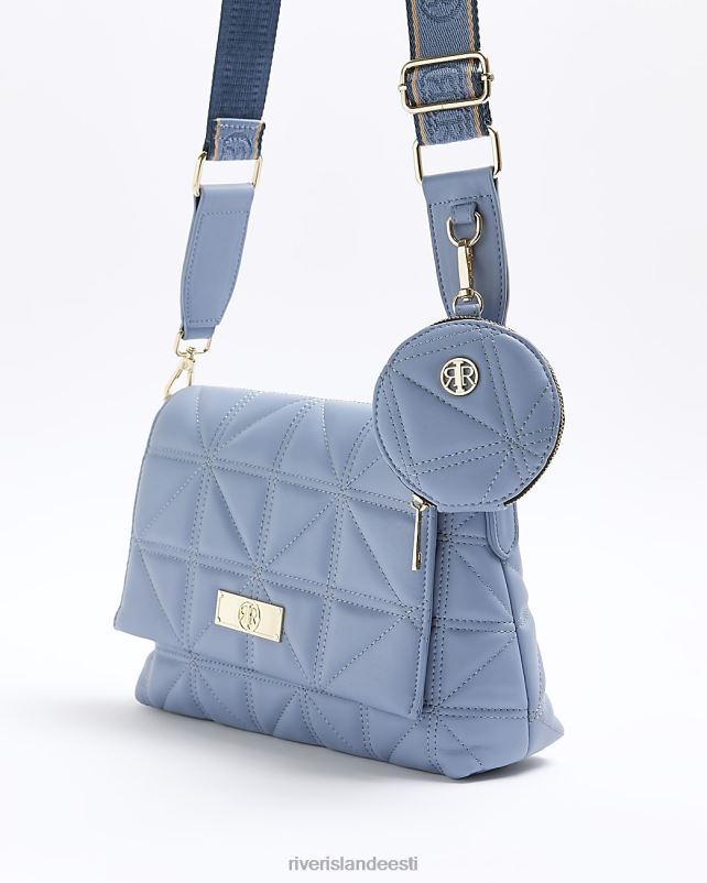 tarvikud sinine naised River Island tepitud risti kehakott 44TLL880