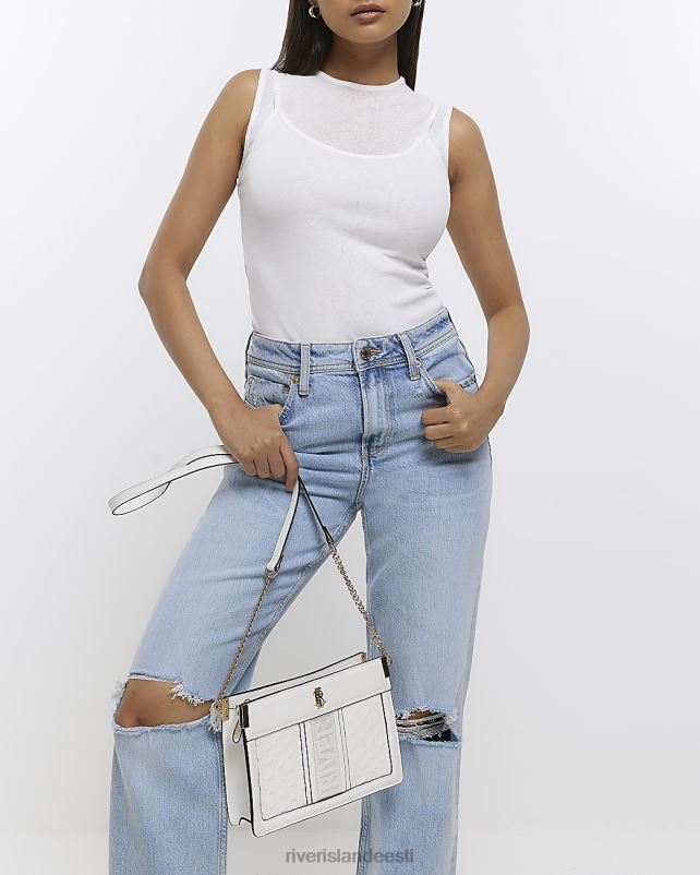 tarvikud valge naised River Island ri risti kehakott 44TLL4709