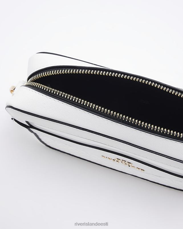 tarvikud valge naised River Island tepitud paneelristi kott 44TLL330