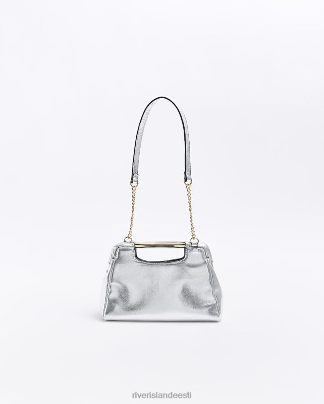tarvikud hõbedane naised River Island diamante sidurikott 44TLL966
