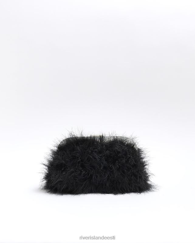 tarvikud must naised River Island sulgedega sidurikott 44TLL4650