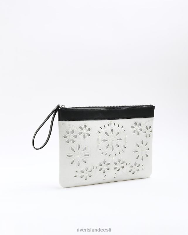 tarvikud valge naised River Island lilledega detailidega sidurikott 44TLL4489