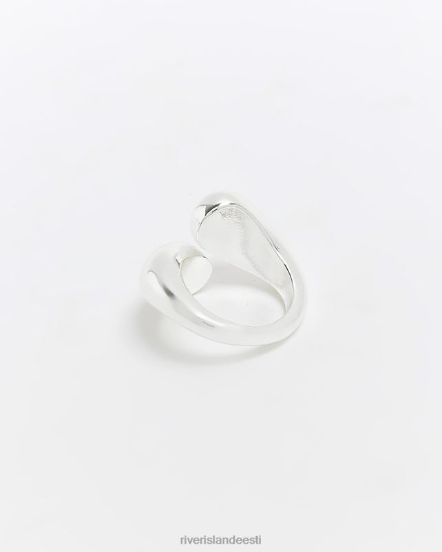 tarvikud hõbedane naised River Island turske mähisrõngas 44TLL4536