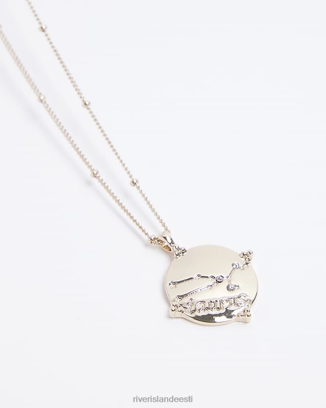 tarvikud kullast naised River Island Tauruse tähemärgiga kaelakee 44TLL4852