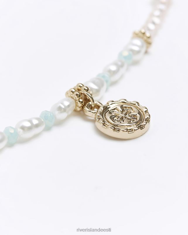 tarvikud kullast naised River Island helmestega kaelakee 44TLL4810