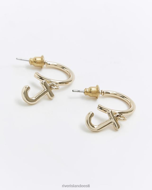 tarvikud kullast naised River Island j esialgsed rõngaskõrvarõngad 44TLL1417