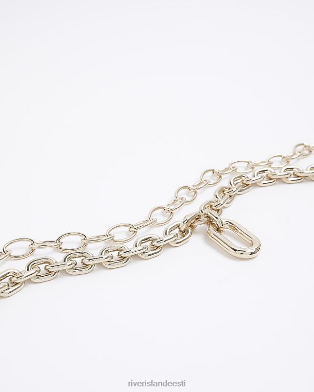 tarvikud kullast naised River Island kett mitmerealine kaelakee 44TLL4905