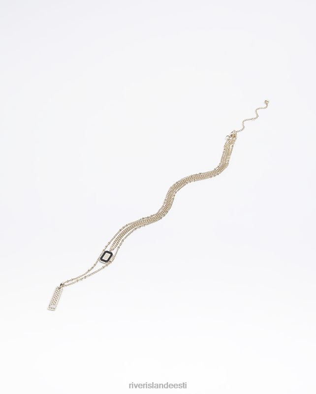 tarvikud kullast naised River Island mitmerealine võlukaelakee 44TLL4902