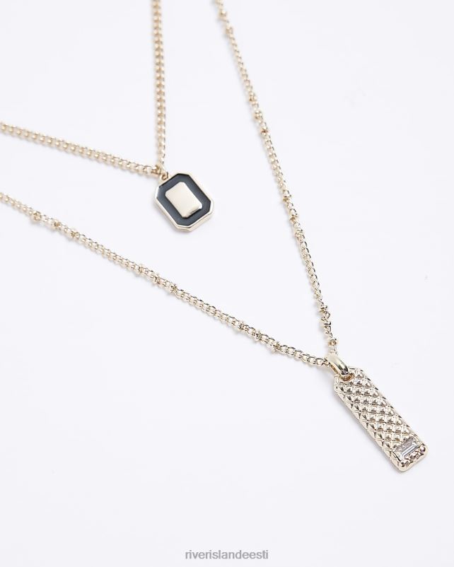 tarvikud kullast naised River Island mitmerealine võlukaelakee 44TLL4902