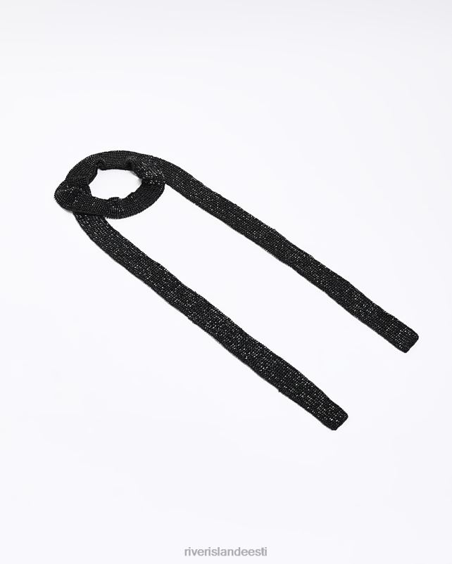 tarvikud must naised River Island helmestega mähisega kaelakee 44TLL4542