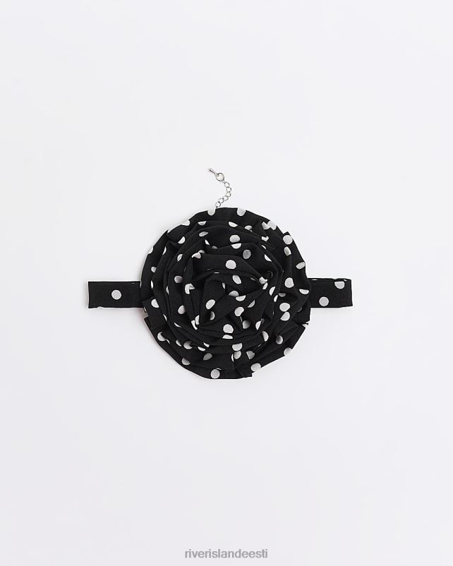 tarvikud must naised River Island täpiline kaelakee kaelakee 44TLL1349