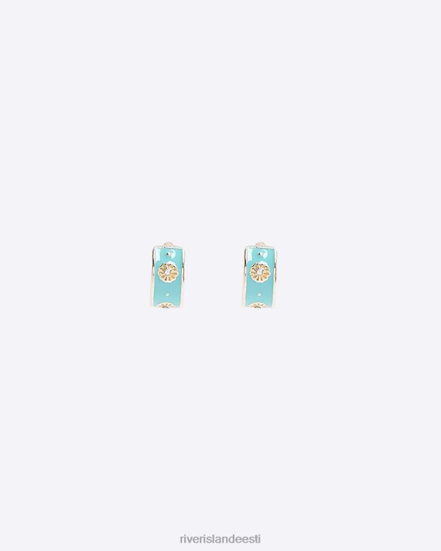 tarvikud roheline naised River Island lillelised kõrvarõngad 44TLL4867