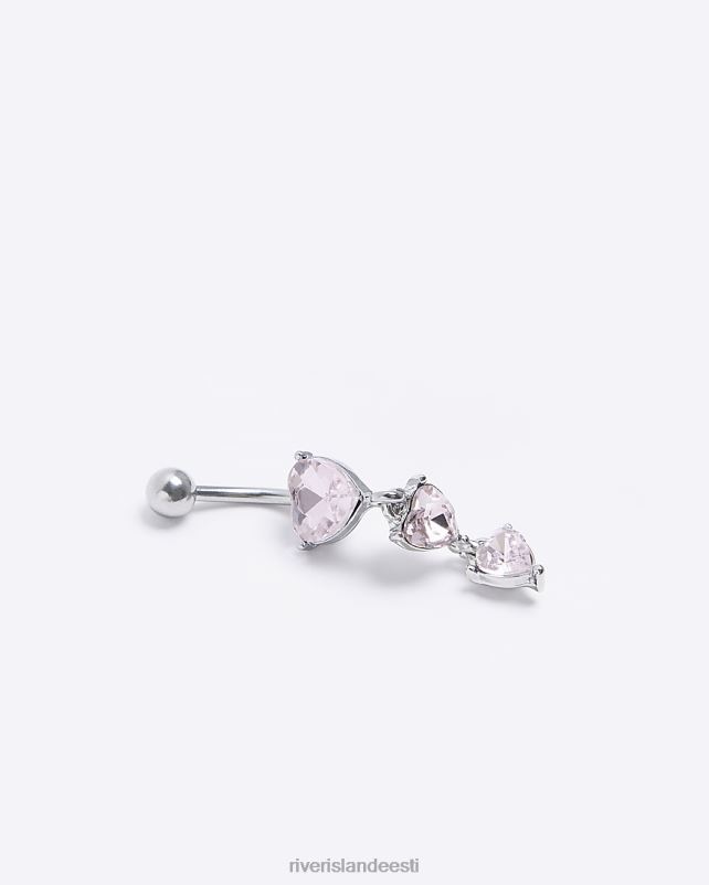 tarvikud roosa naised River Island kaunistatud kukkumiskõhuriba 44TLL4904